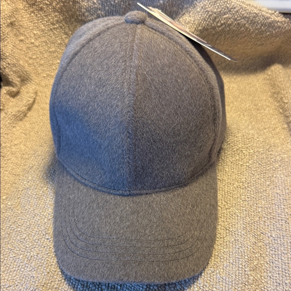 Britt’s Knits Hudson Hat - Charcoal Wool baseball cap